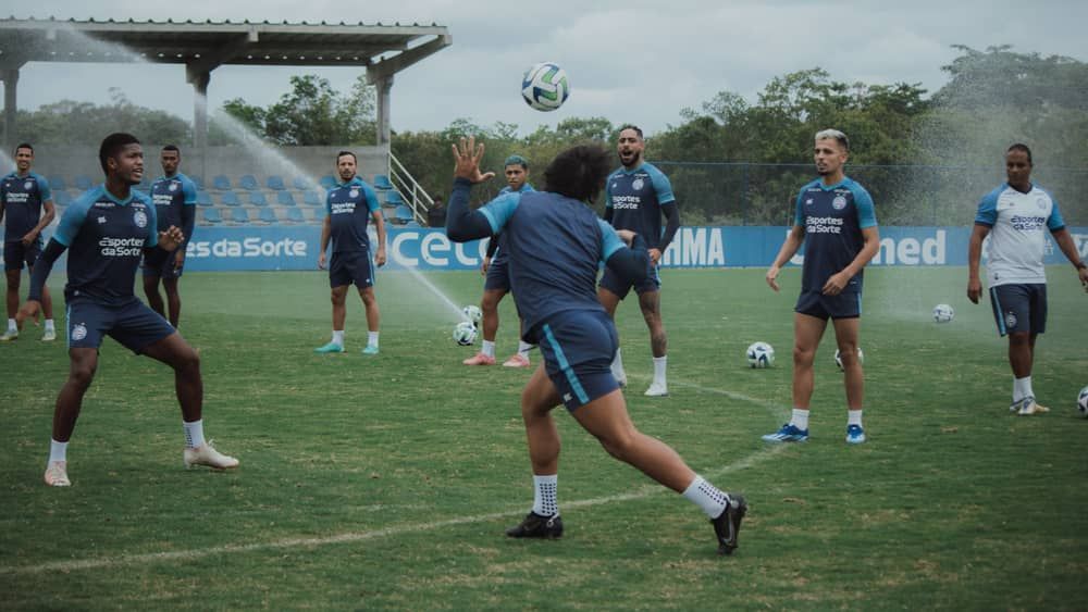 Com volta de Vitor Hugo, Bahia inicia preparação para enfrentar o Cuiabá
