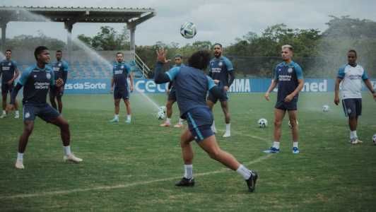 Elenco do Bahia retornou às atividades