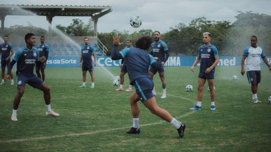 Elenco do Bahia retornou às atividades