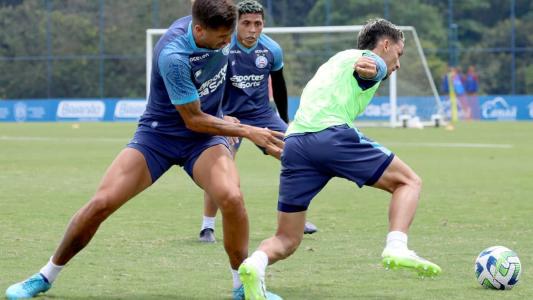 Elenco do Bahia treinou na manhã desta quinta-feira (28)
