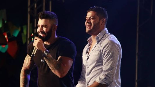 Em 2018, Hulk e Gusttavo Lima dividiram palco em Petrolina