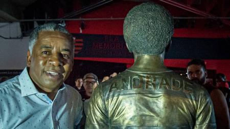 Em 2020, Flamengo inaugurou um busto para Andrade, ídolo rubro-negro