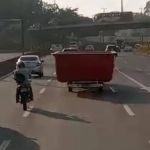 Vídeo: caminhonete transporta piscina na rodovia Fernão Dias e chama a atenção de motoristas  