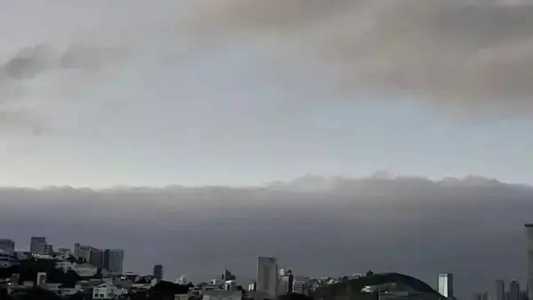 Em Belo Horizonte, a previsão é de céu parcialmente nublado com pancada de chuva