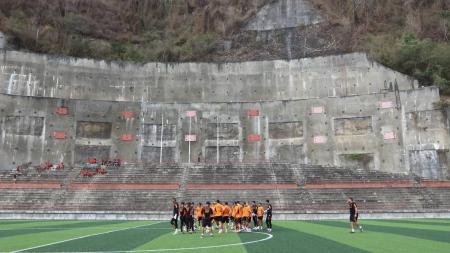 Em Caracas, Colorado realizou último treino antes da partida com o Metropolitanos