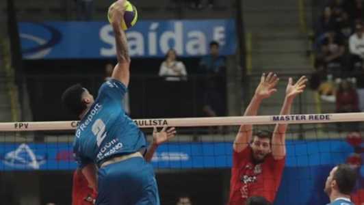 Em casa, Suzano foi derrotado pelo Sesi por 3 sets a 0 nesta quinta-feira (23)