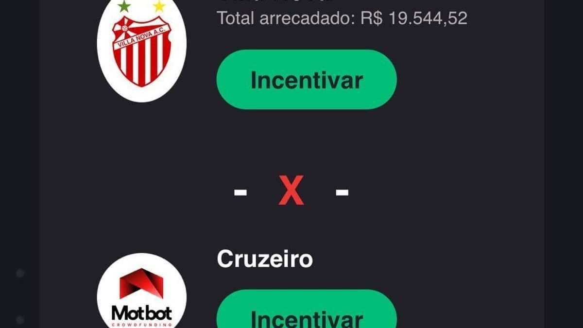 Villa Nova realiza ação e arrecada quase R$ 20 mil como bônus em caso de vitória em cima do Cruzeiro