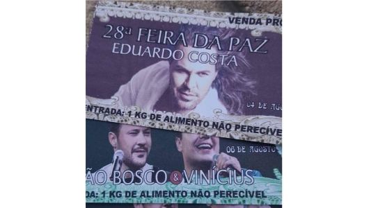 Em grupos de Facebook, moradores de Varginha tentam vender ingressos timbrados com mensagem "venda proibida"