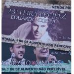 Ingressos distribuídos por prefeitura em Minas são vendidos por até R$ 60 na internet