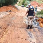 Após abertura de cratera, MGC-259 tem trânsito totalmente liberado, em Governador Valadares (MG) 