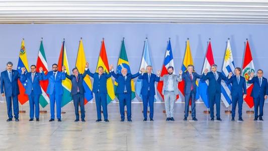 Em maio, Brasil recebeu chefes de Estado de países da América do Sul, em encontro realizado em Brasília
