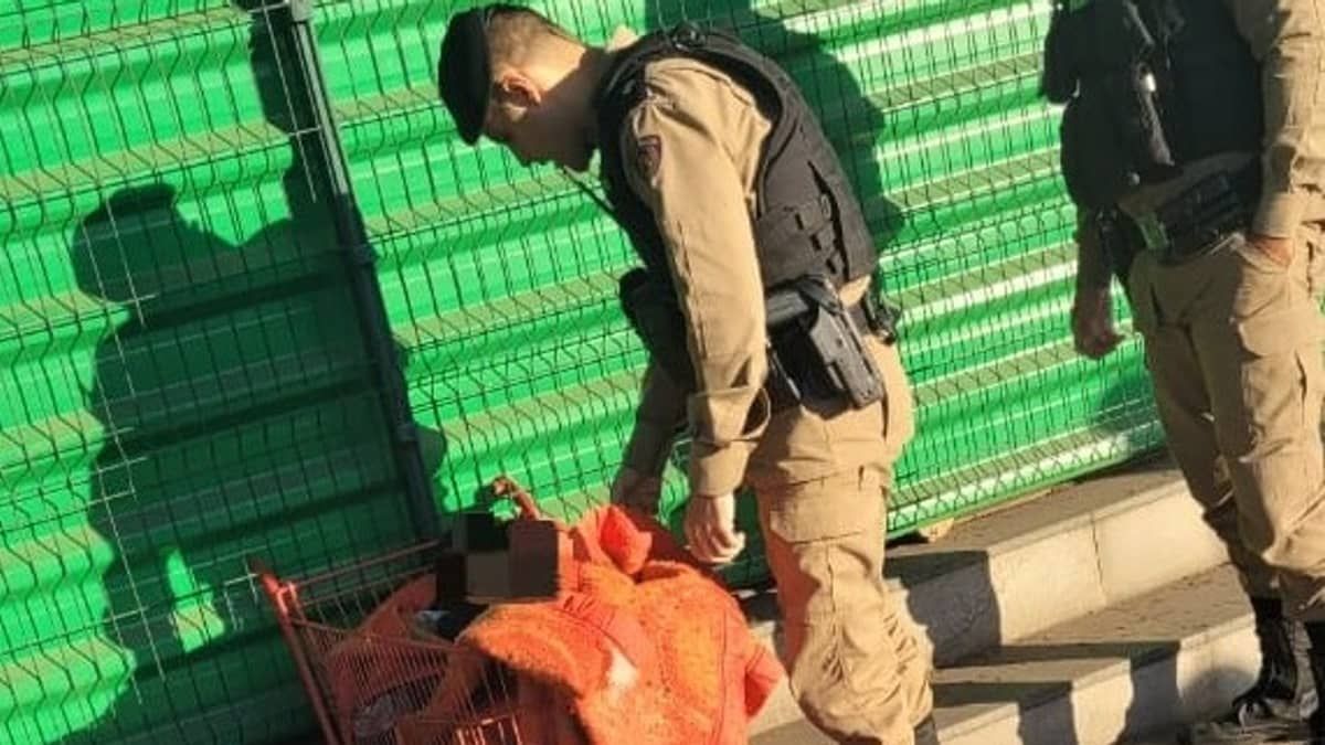 Vídeo: adolescente é encontrado dormindo em carrinho de supermercado em Contagem: ‘Choca’