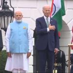 Em nova gafe, Biden coloca a mão no peito e depois retira durante hino indiano; veja vídeo