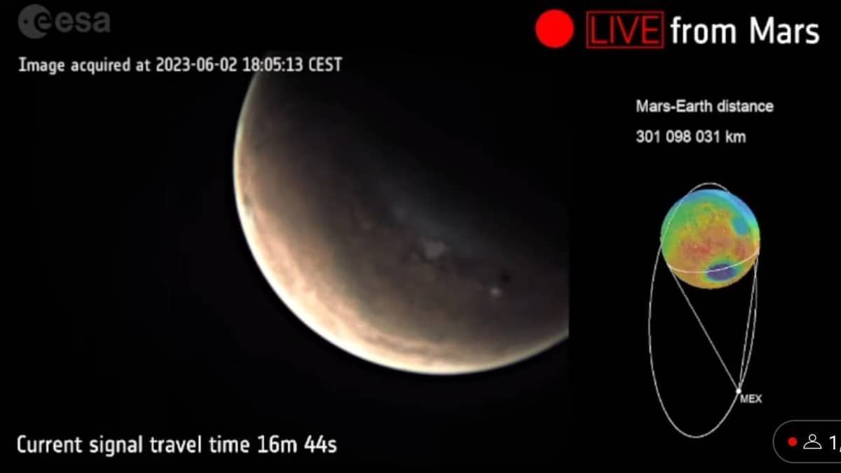 Primeira live de Marte é concluída com sucesso pela ESA