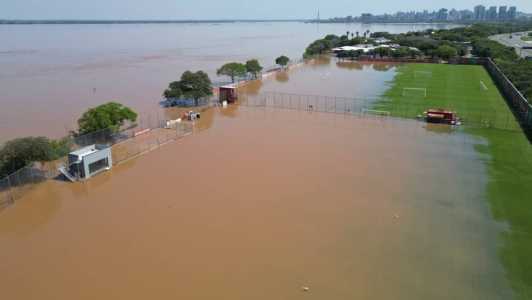 Em setembro, o Inter já havia sofrido com a cheia no Guaíba