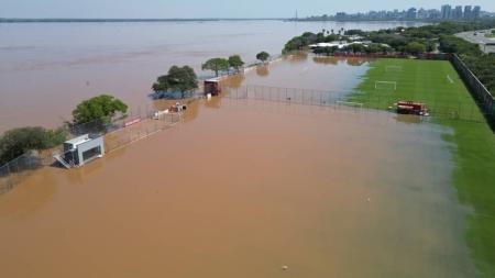 Em setembro, o Inter já havia sofrido com a cheia no Guaíba