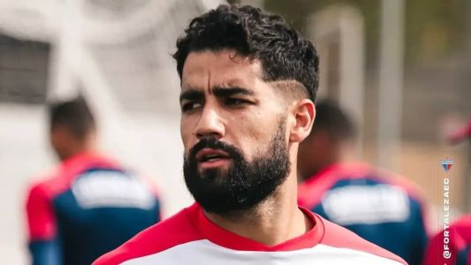 Emanuel Brítez, chamado no elenco de Ema, renovou com o Fortaleza até o fim de 2025