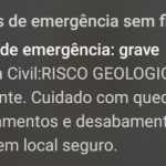 Alerta de emergência é disparado pela Defesa Civil de BH: 'Fique em local seguro'