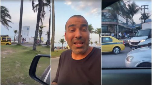 Emerson Sheik em gravação feita para as redes sociais