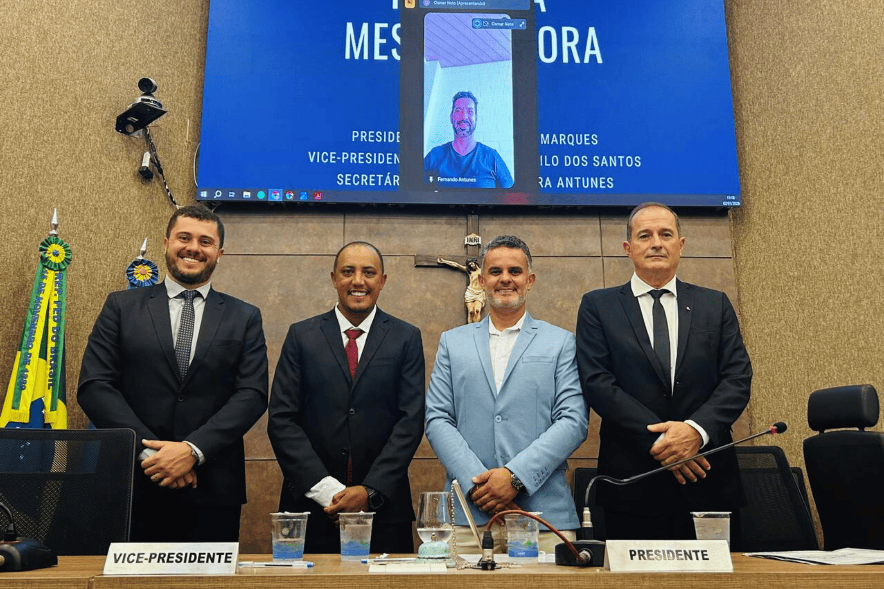 Câmara de Itabirito empossa nova Mesa Diretora 