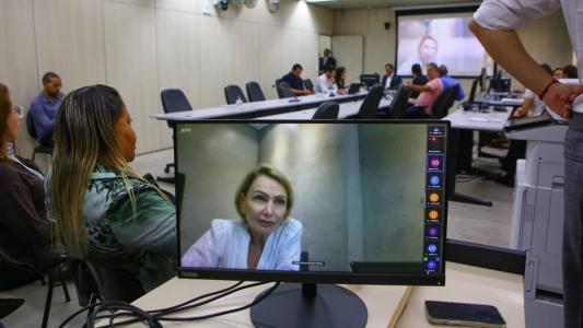 Empresária Eloá Mendes Ribeiro, dona da Unitour, prestou depoimento na CPI do Abuso do Poder