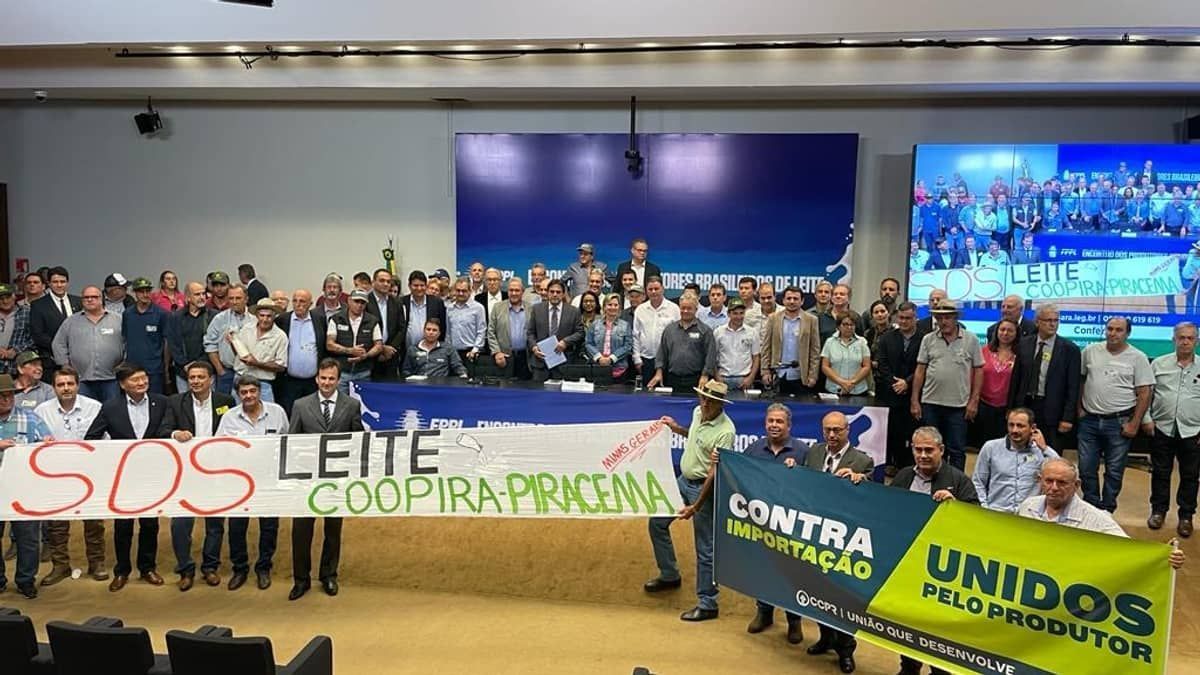 Produtores tentam frear importação de leite e derivados no Brasil; eles alegam risco de falência e desabastecimento 