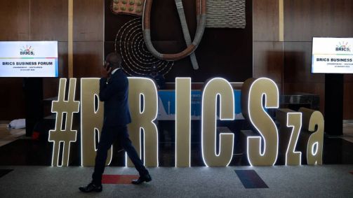 A 15ª cúpula dos Brics está sendo realizada em Johanesburgo, na África do Sul