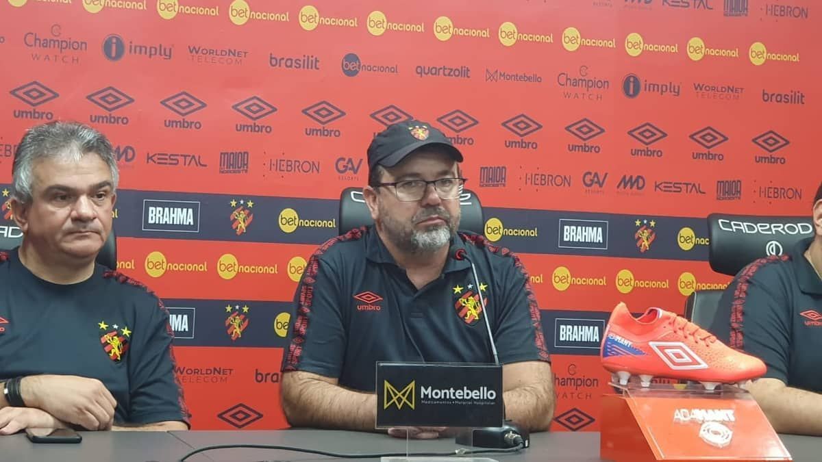 Técnico do Sport parabeniza o Ceará, mas diz: “Fomos muito superiores”