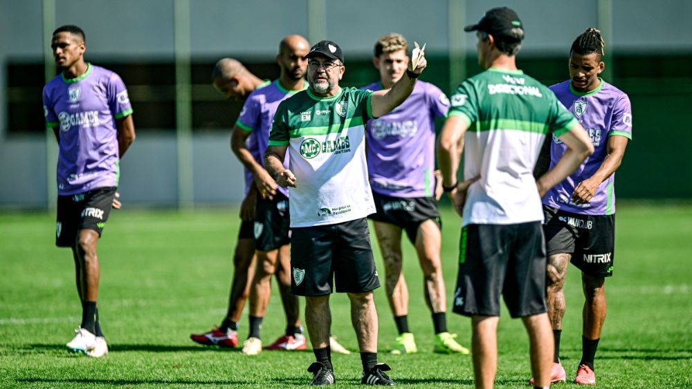 Escalação do América: Enderson Moreira define time para enfrentar o Botafogo-SP