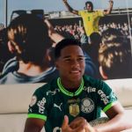 Na Seleção, Endrick agradece dupla do Palmeiras por apoio em momento ruim