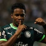 Endrick comemora gol de empate do Bragantino contra o Botafogo; veja