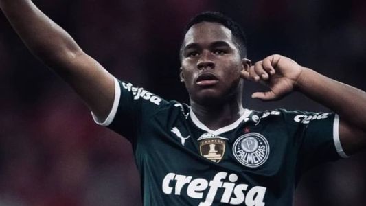 Endrick foi vendido ao Real Madrid por 72 milhões de euros