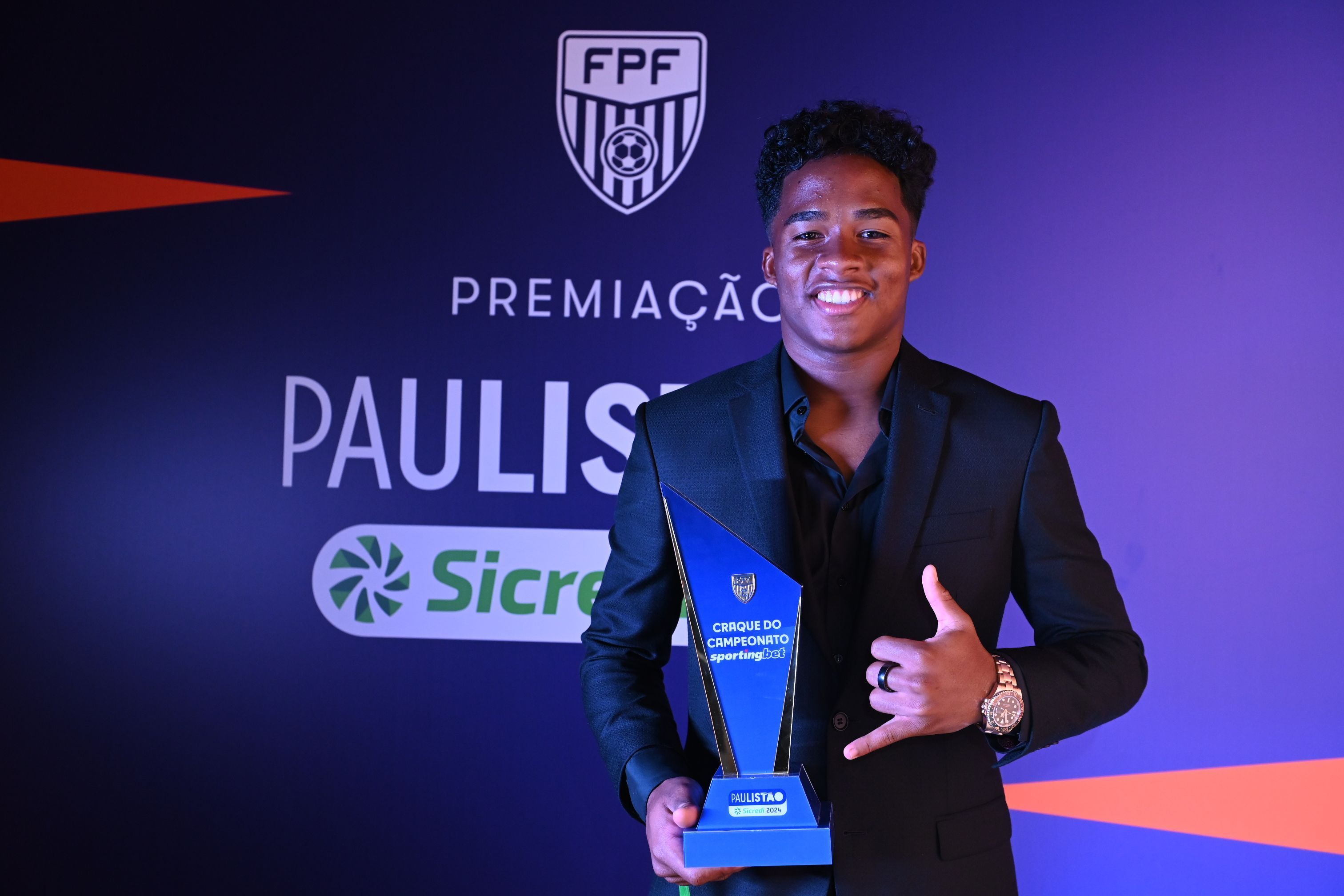 Eleito craque do Paulistão, Endrick fala de saída do Palmeiras: 'É um até logo'