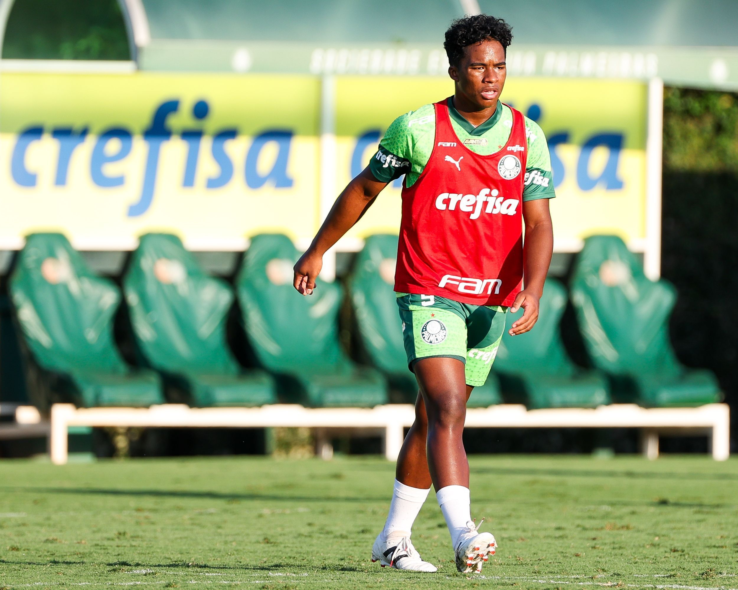 Palmeiras faz treino tático, e Endrick destaca força do time antes de final