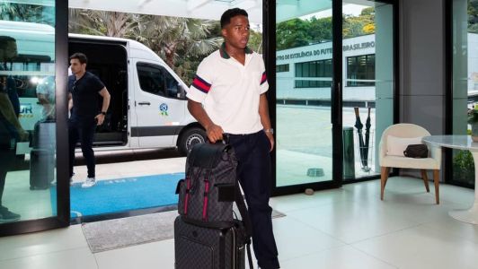 Endrick se apresentou à Seleção nesta segunda-feira (13)