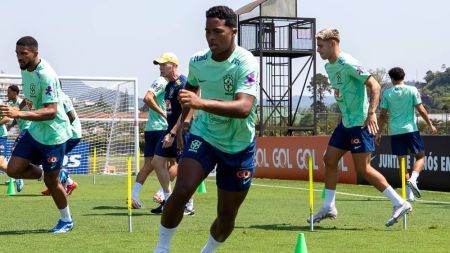 Endrick supera novos recordes e é mais novo do Palmeiras na Seleção