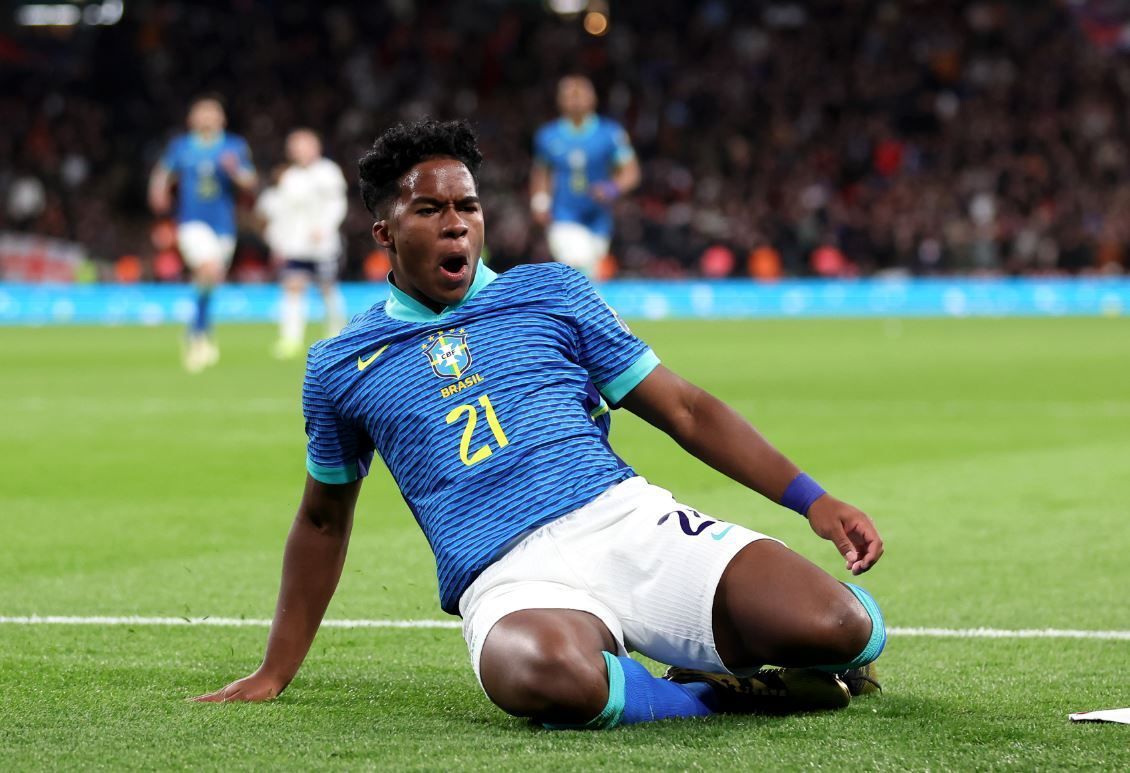 Endrick diz que videogame o prejudicou após marcar gol pela Seleção Brasileira