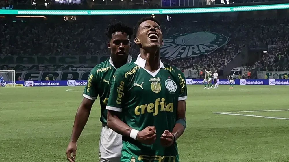 Na Seleção, Endrick chama Estevão, ex-parceiro de Palmeiras, de fenômeno