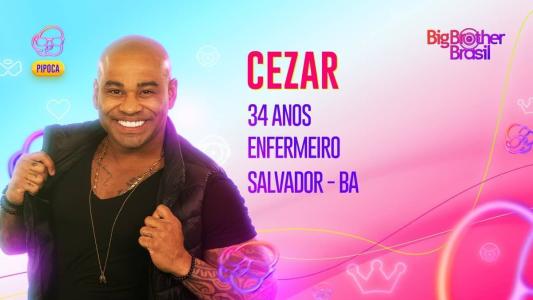 Enfermeiro, Cezar diz que decidiu entrar no reality pelo prêmio