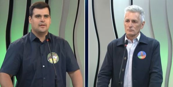 Bruno Engler e Rogério Correia criticaram os padrinhos políticos dos adversários