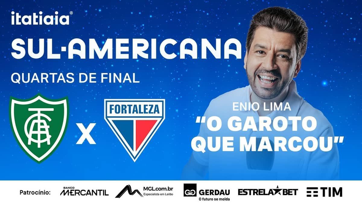 América x Fortaleza: assista, ao vivo, à transmissão da Itatiaia 