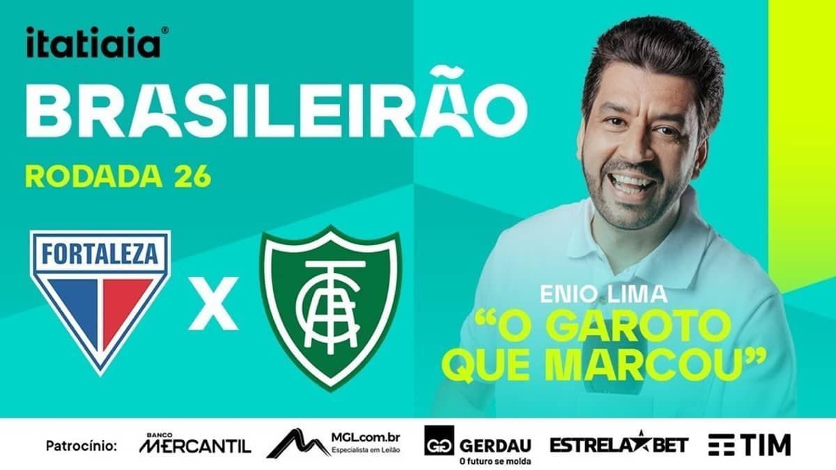 Fortaleza x América: assista, ao vivo, à transmissão da Itatiaia