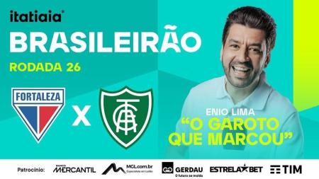 Enio Lima vai narrar a partida entre Fortaleza e América