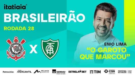 Enio Lima vai narrar a partida entre Corinthians e América