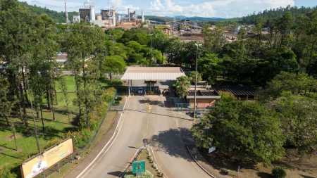 Entrada da Cenibra em Belo Oriente