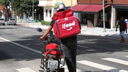 Entregadores de aplicativo fizeram greve em São Paulo