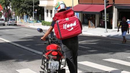 Entregadores de aplicativo fizeram greve em São Paulo