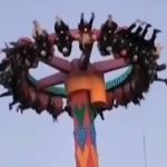 Vídeo: brinquedo trava em parque de diversões na China e pessoas ficam de cabeça para baixo