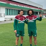 Fluminense: Marcelo treina ao lado do filho Enzo, atacante do Real Madrid