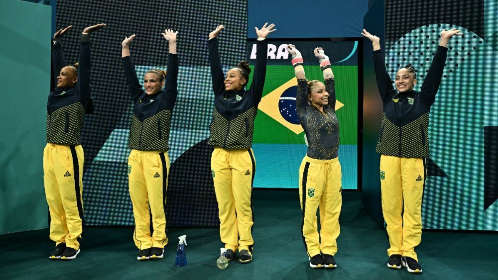 Paris 2024: Brasil conquista medalha de bronze inédita na ginástica feminina por equipes